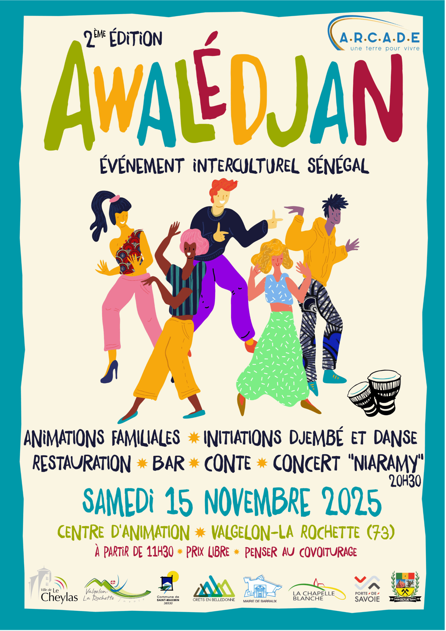 Affiche Awalédjan, 2ème édition